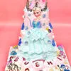 bánh kem búp bê elsa 3 tầng dễ thương banh-kem-elsa-3-tang