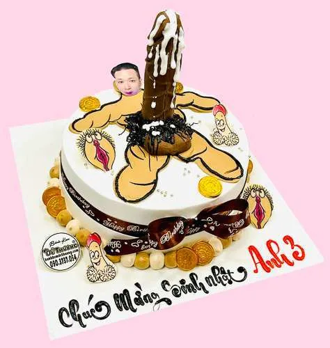 bánh kem superciu cây hàng dễ thương