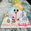 bánh kem tạo hình con mèo doraemon 3d bé trai bánh bao dễ th banh-con-meo-doremon-banh-bao-2