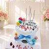bánh kem dễ thương macaron màu xanh tặng chồng yêu dễ thương banh-macaron-chong-iu-xanh-1