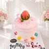 bánh kem dễ thương macaron trái dâu tây bé sóc dễ thương banh-kem-macaron-trai-dau-soc-2