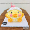 banh-kem-con-ga-3d-mini-de-thuong-vang-
