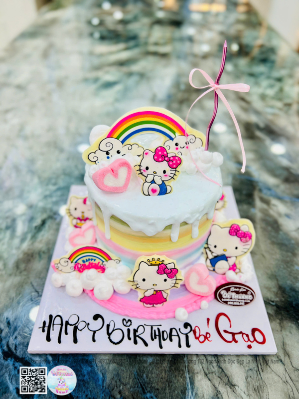 Bánh Kem Dễ Thương Top 1 Ngon Đỉnh Độc Đẹp Lạ Nhất Việt Nam banh-hellokitty-be-gao-4