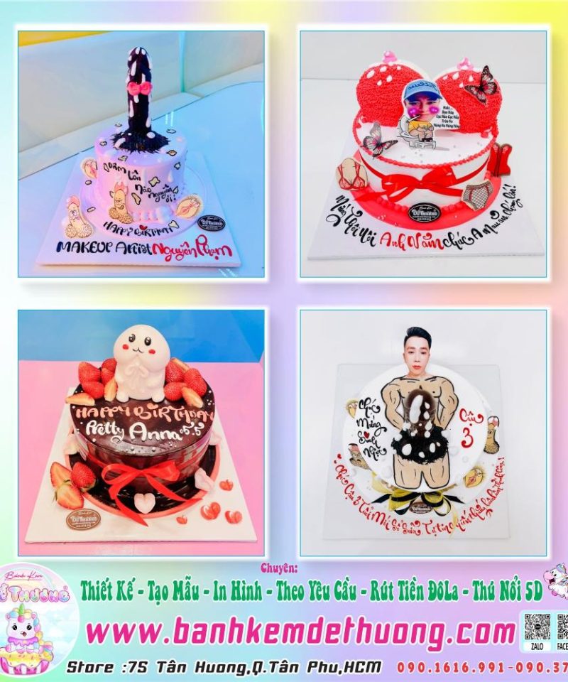bánh kem dễ thương thiết kế tạo mẫu con ciu superciu dễ thương
