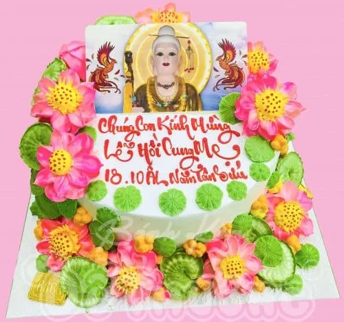 bánh kem mừng lễ phật đản